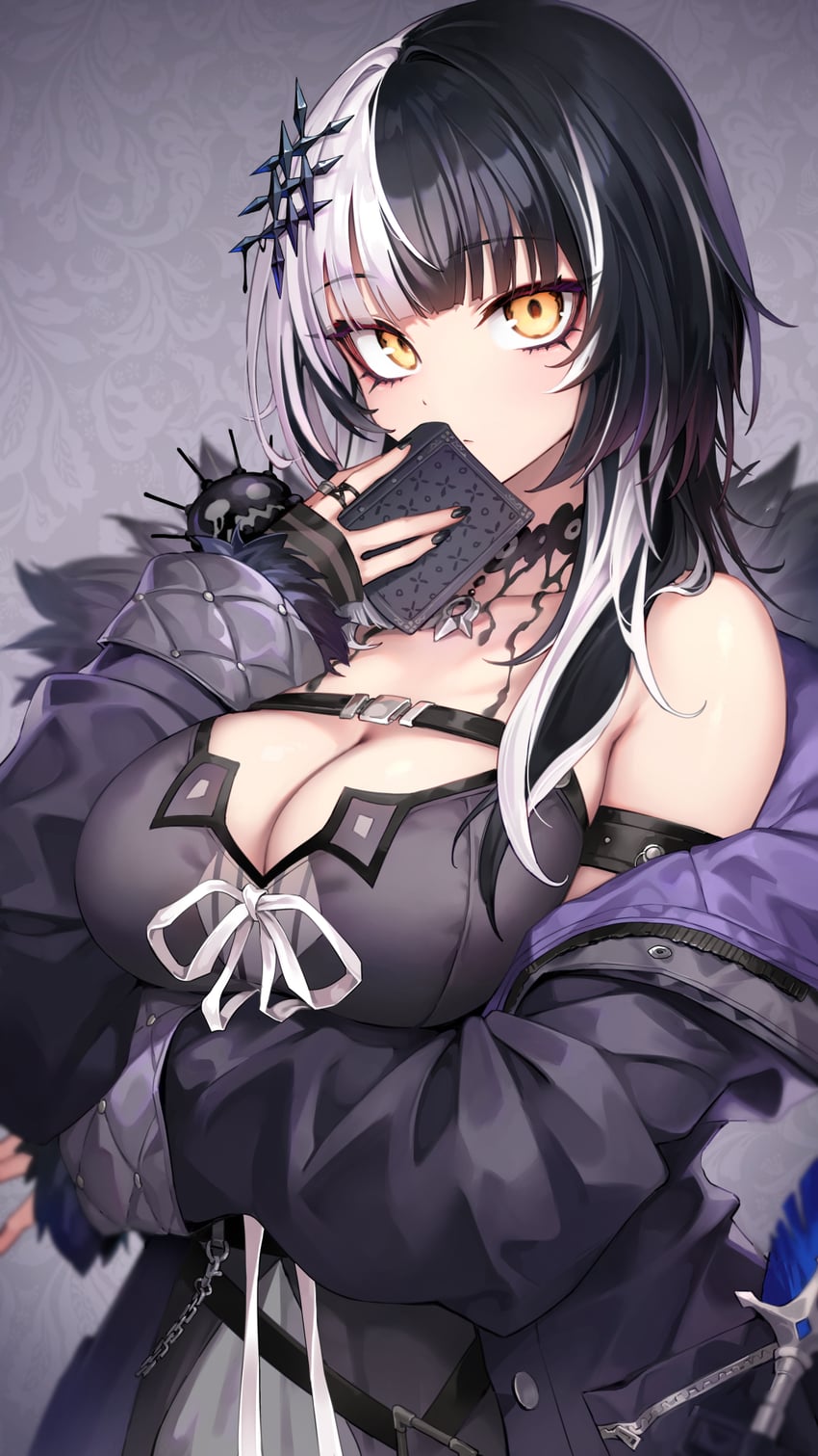 shiori novella and yorick (hololive and 1 more) drawn by oopartz_yang
