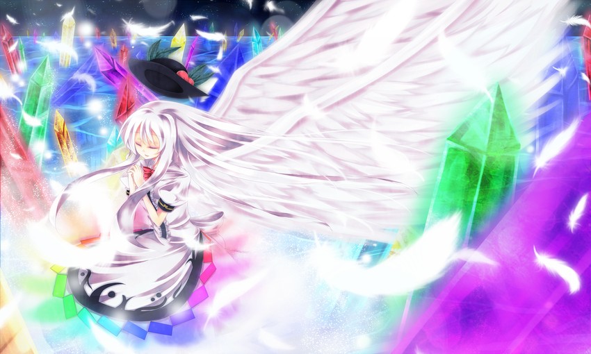 hinanawi tenshi and g-tenko-r (touhou and 1 more) drawn by awai_shiro