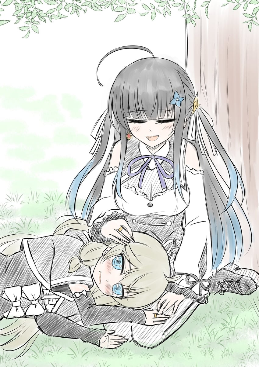 kanabako misora and mozuna noa (assault lily) drawn by yajiuma_no_jesse