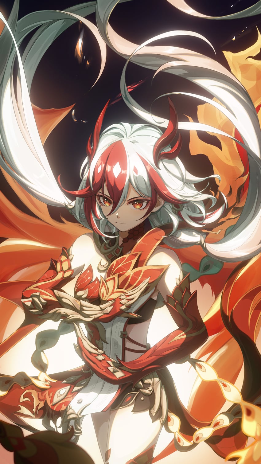 fu hua (honkai and 1 more) drawn by bear_minstrel