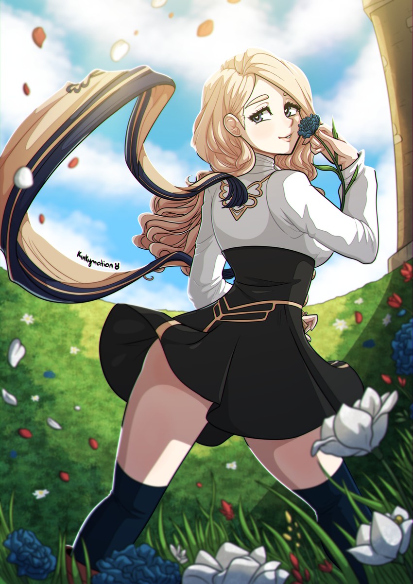 mercedes von martritz (fire emblem and 1 more) drawn by kinkymation