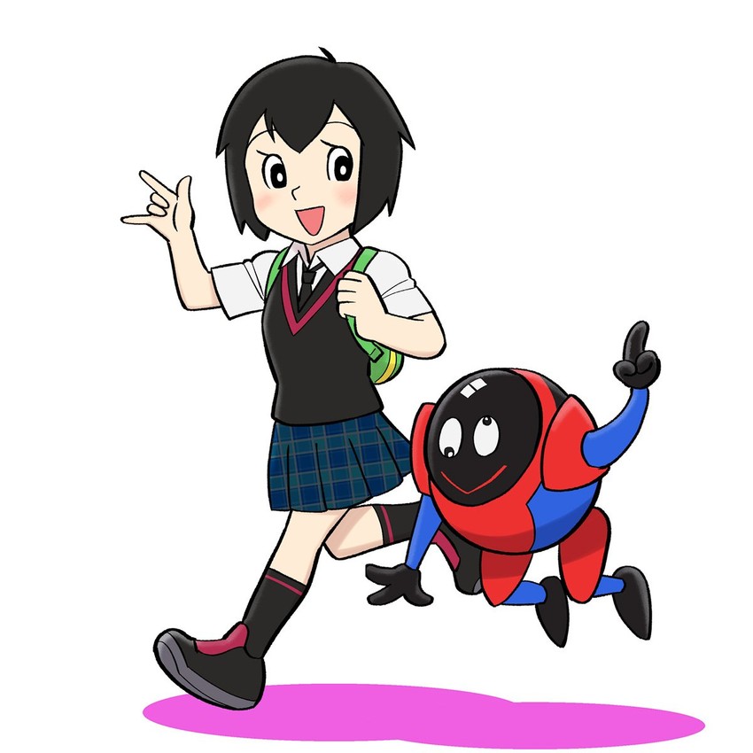 peni parker (marvel and 3 more) drawn by ueyama_michirou