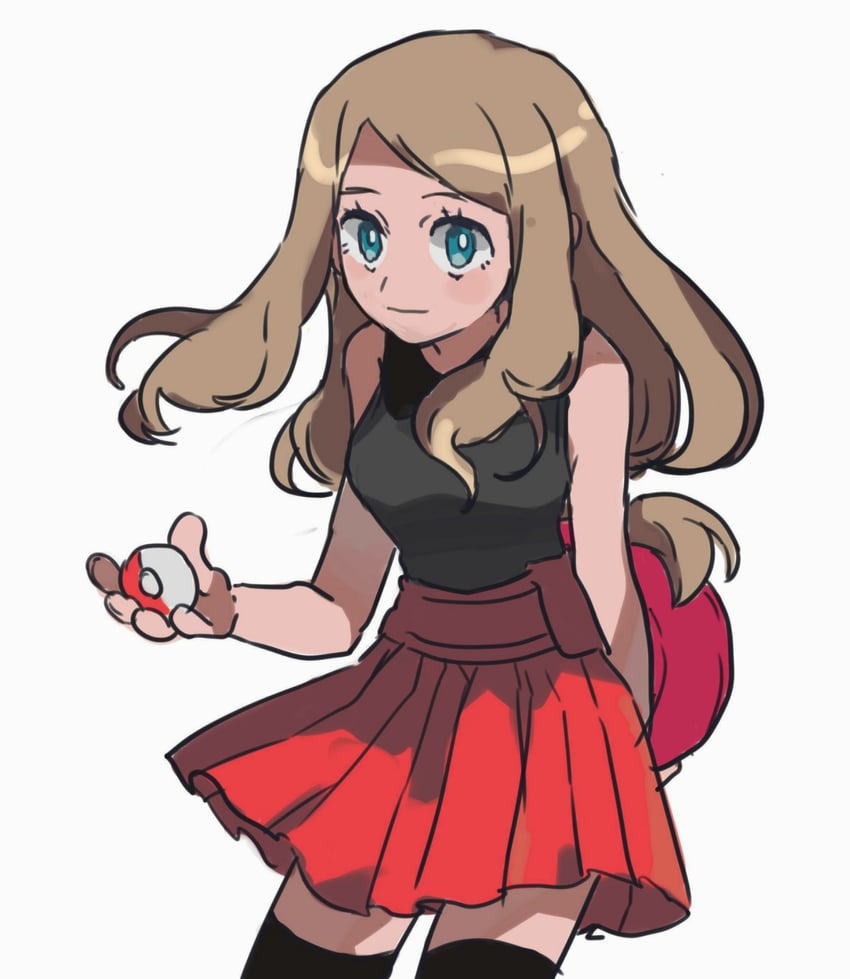 serena (pokemon and 1 more) drawn by shichibee_(stm_mimi)