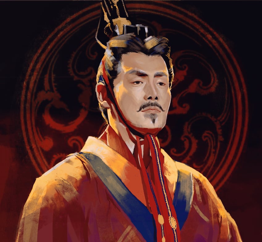 emperor wu of han (original) drawn by yan-c