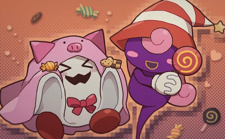vivian and doopliss (mario and 2 more) drawn by chiimako