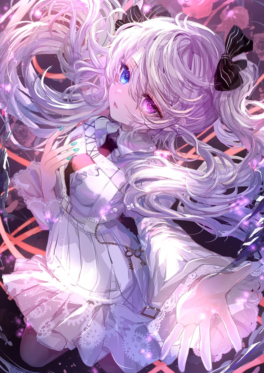 hatsune miku and 25-ji miku (vocaloid and 1 more) drawn by komorihikki