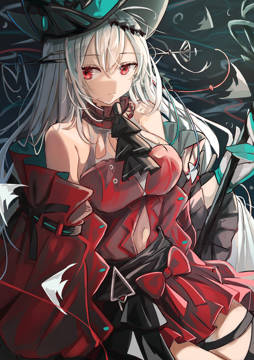 skadi and skadi the corrupting heart (arknights) drawn by venn_(vebonbon)