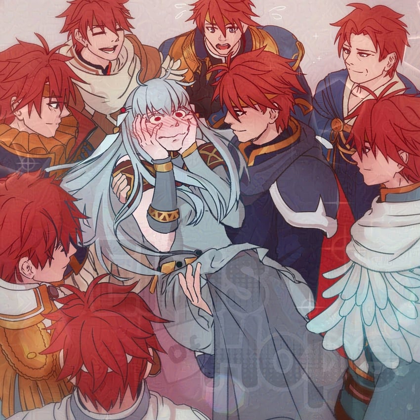 ninian and eliwood (fire emblem and 2 more) drawn by elpisofhope