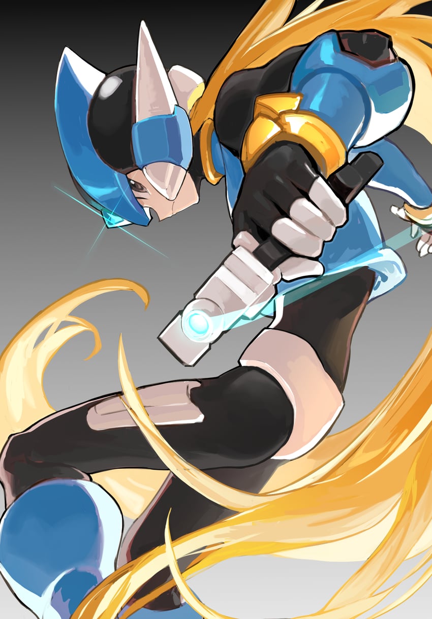 zero and zero(z) (mega man and 2 more) drawn by u_wstr