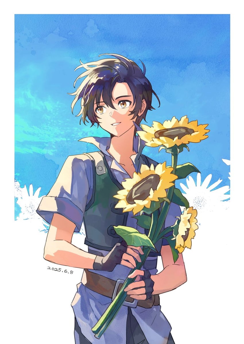 joshua bright (eiyuu densetsu and 1 more) drawn by feng_you