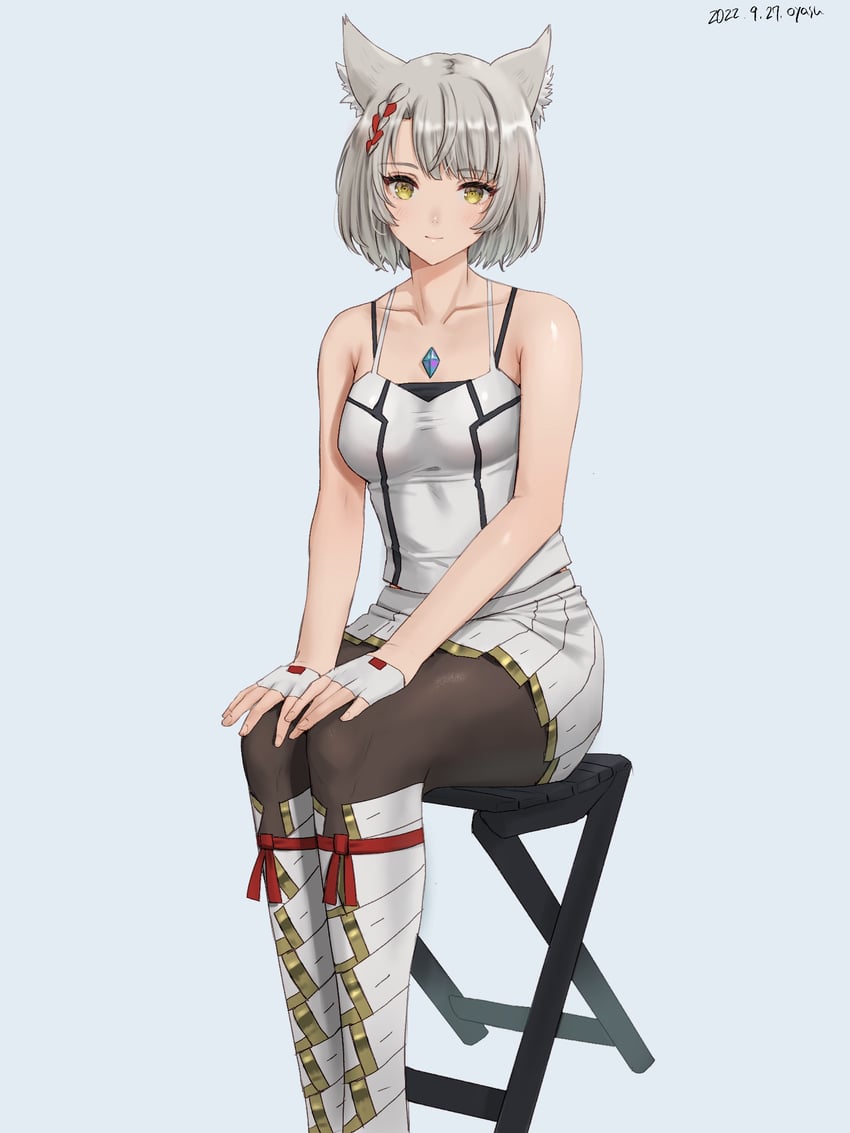 mio (xenoblade chronicles and 1 more) drawn by yamamori_kinako