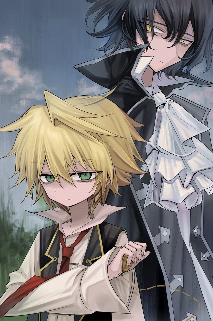 oz vessalius and gilbert nightray (pandora hearts) drawn by meyou_0319