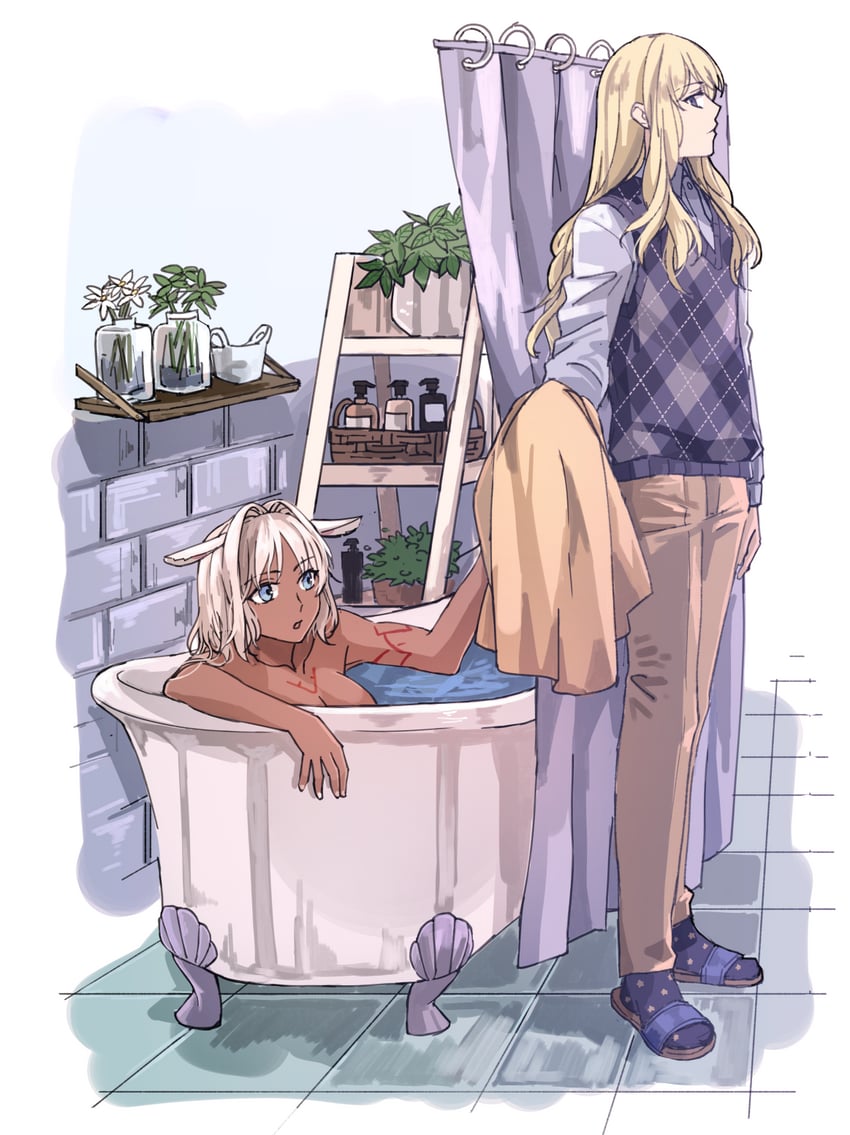 caenis and kirschtaria wodime (fate and 1 more) drawn by tsengyun