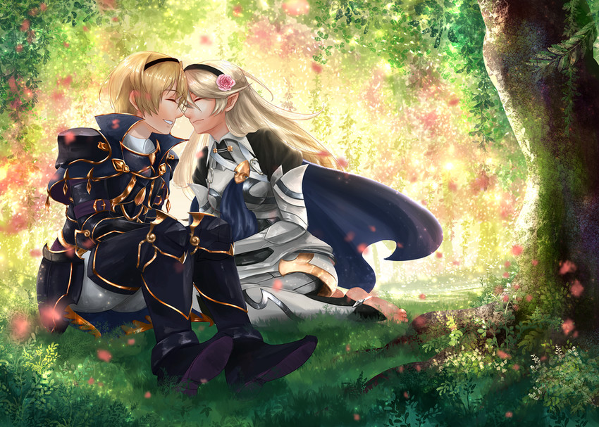 female corrin and leo (fire emblem and 1 more) drawn by nintendraw