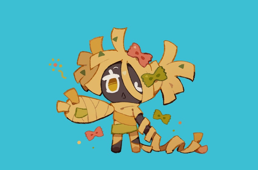 fettuccine cookie (cookie run and 1 more) drawn by melvi0