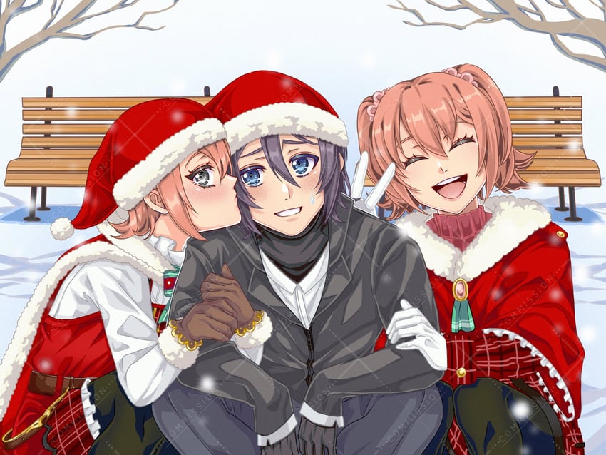 noel seeker and fran seeker (original and 2 more) drawn by yuzukiyo