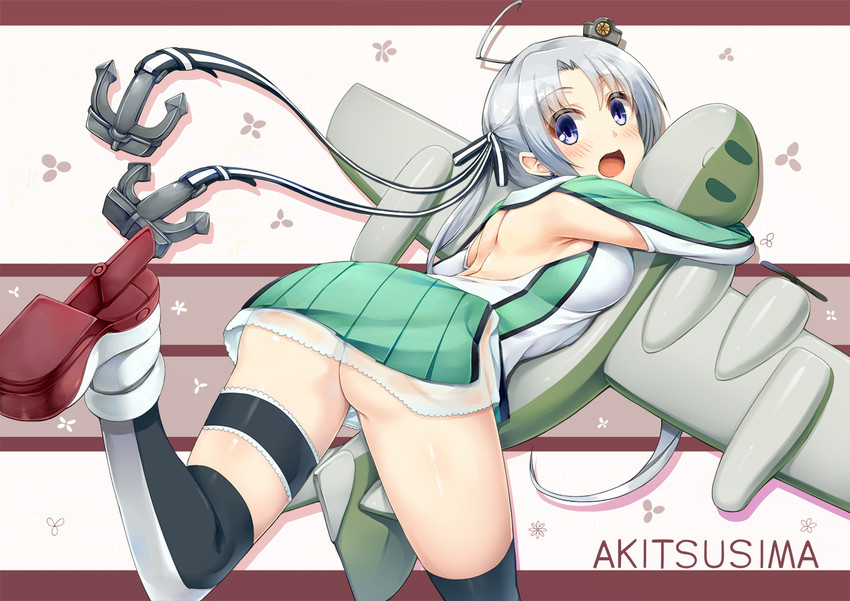 akitsushima and nishikitaitei-chan (kantai collection) drawn by sorano_(12gou)