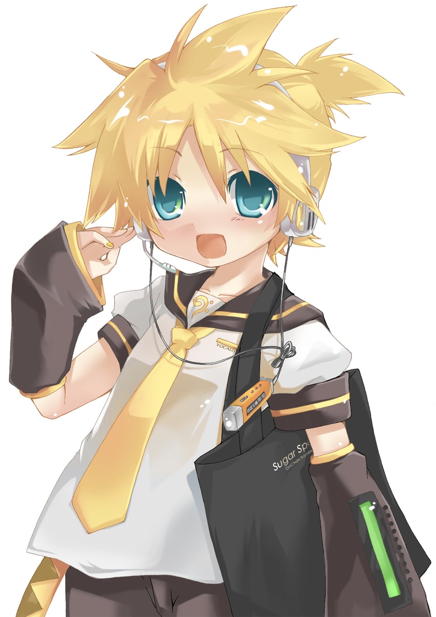 kagamine len (vocaloid) drawn by hekicha