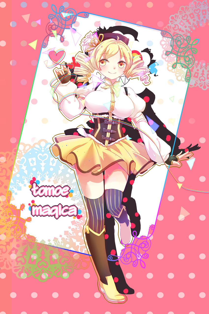 tomoe mami (mahou shoujo madoka magica) drawn by mame_(yangqi787)