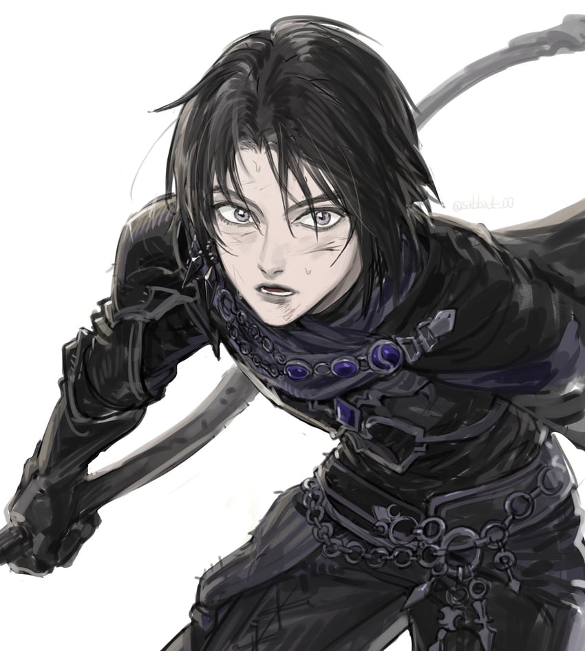 zero (final fantasy and 1 more) drawn by sabbat_00