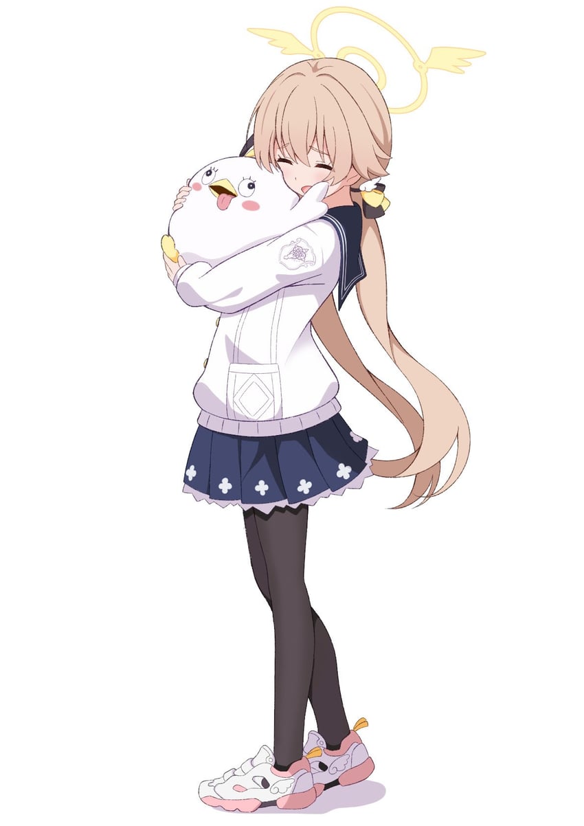 hifumi and peroro (blue archive) drawn by zundamochi_(sera)