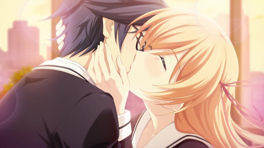 miyashiro takuru and kurusu nono (chaos;child and 1 more) drawn by sasaki_mutsumi
