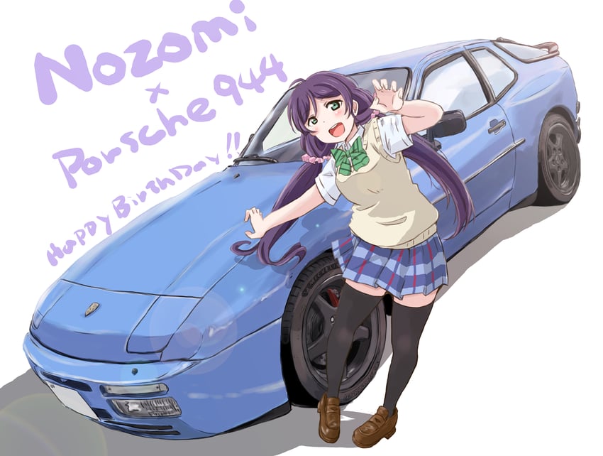 tojo nozomi (love live! and 1 more) drawn by maruyo