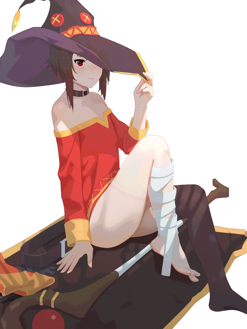 megumin (kono subarashii sekai ni shukufuku wo!) drawn by ynnk_lc