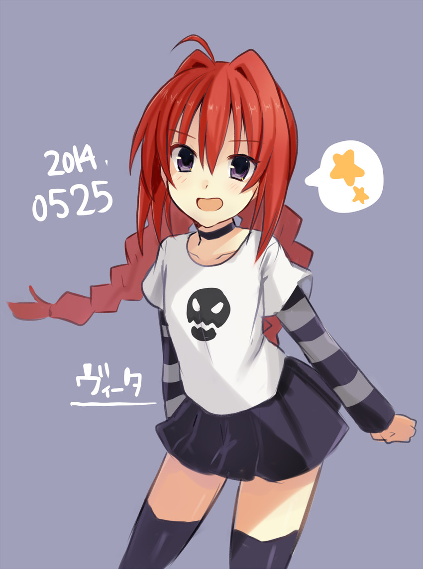 vita (lyrical nanoha and 3 more) drawn by yuukome_(tekunon)