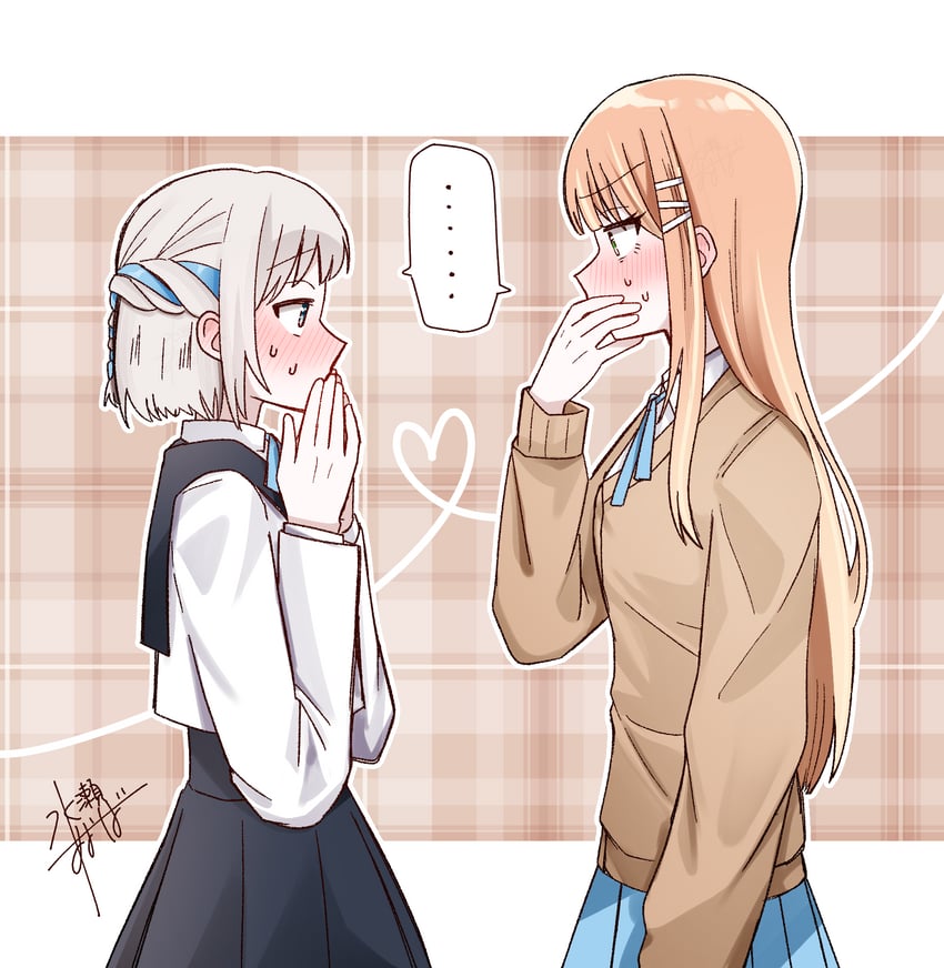 katsuragi lilja and shiun sumika (idolmaster and 1 more) drawn by h77kobato