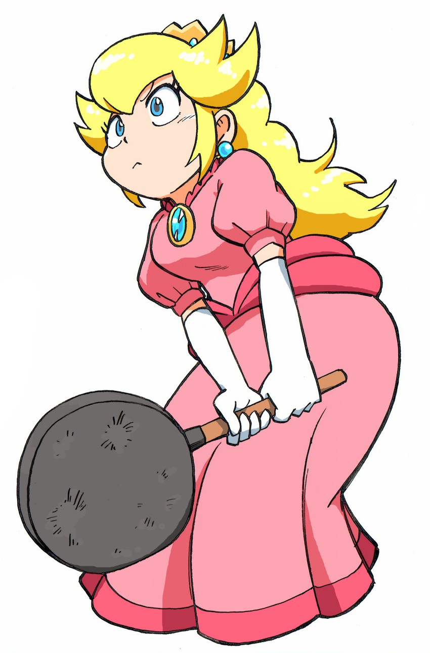 princess peach (mario and 1 more) drawn by junnosu