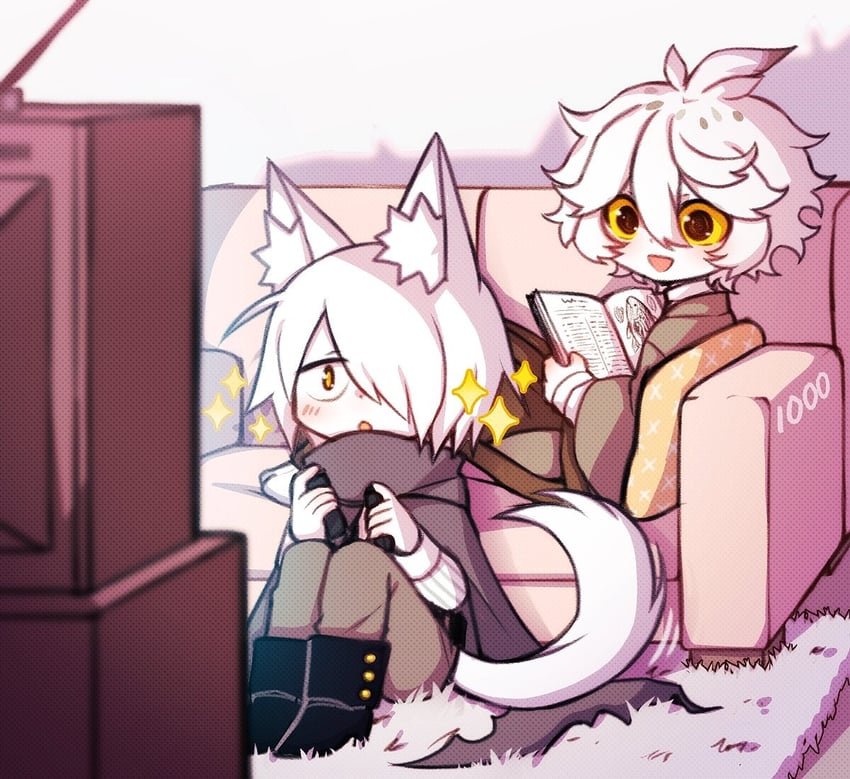 shirogane and yukisada (funamusea and 1 more) drawn by 1000senka