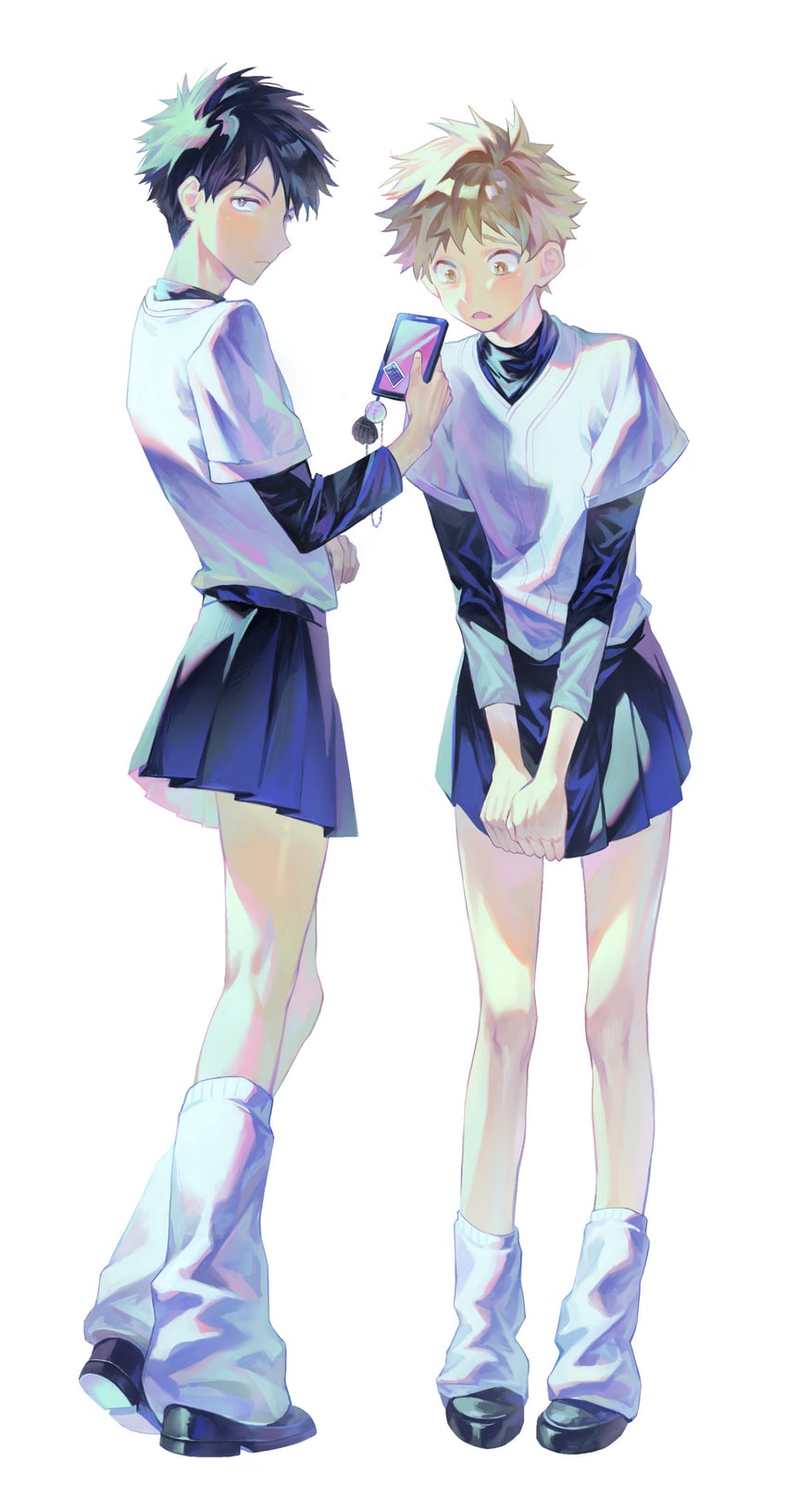 mihashi ren and abe takaya (ookiku furikabutte) drawn by dong_98