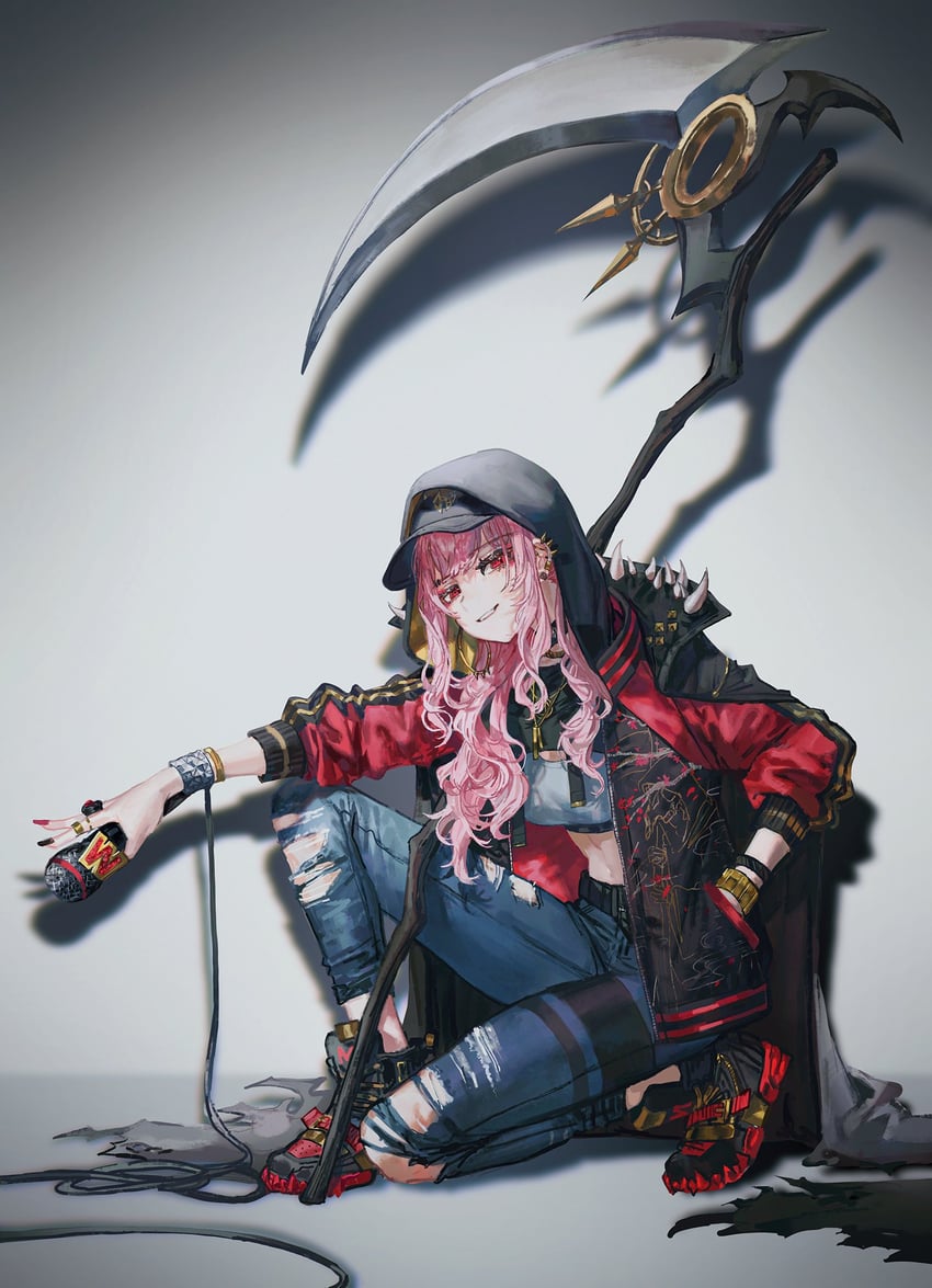 mori calliope (hololive and 1 more) drawn by quasarcake