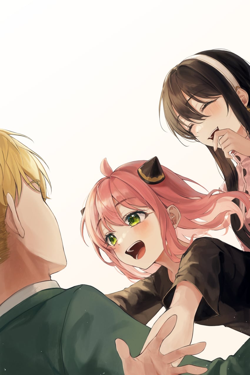 yor briar, anya, and twilight (spy x family) drawn by ekina_(1217)