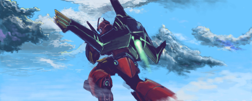 gurren-lagann (tengen toppa gurren lagann) drawn by yu_(ttt0819)