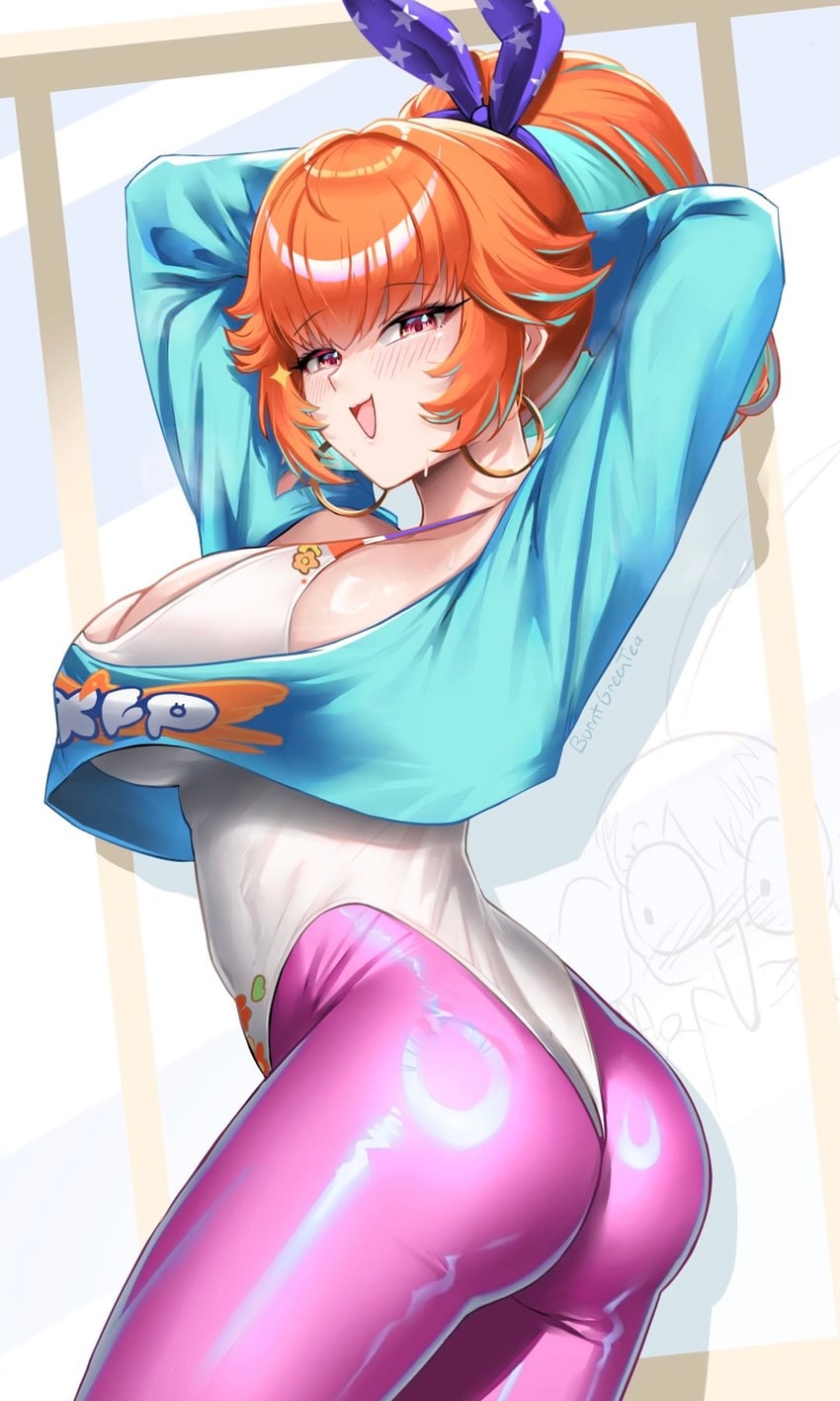 takanashi kiara (hololive and 1 more) drawn by burnt_green_tea