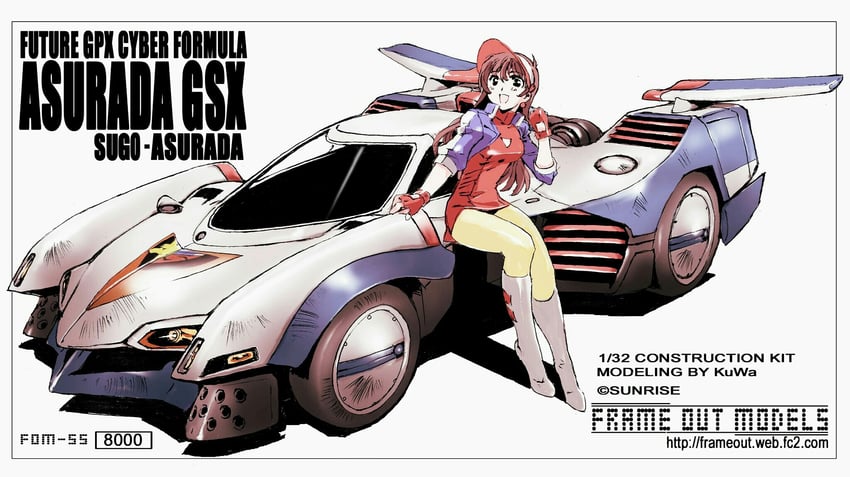 sugou asuka (future gpx cyber formula) drawn by moriguchi_nao_(naonao)