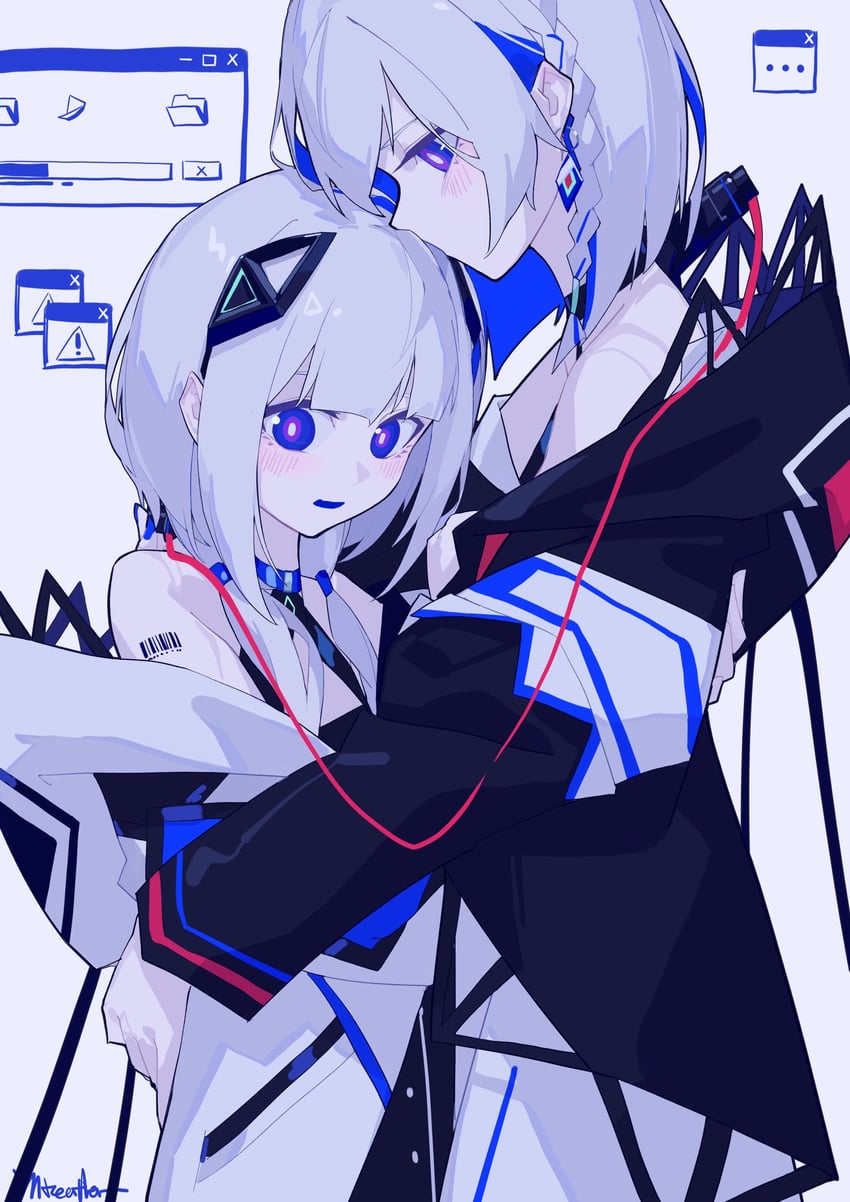 kafu and rime (kamitsubaki studio and 3 more) drawn by fagun_yibei