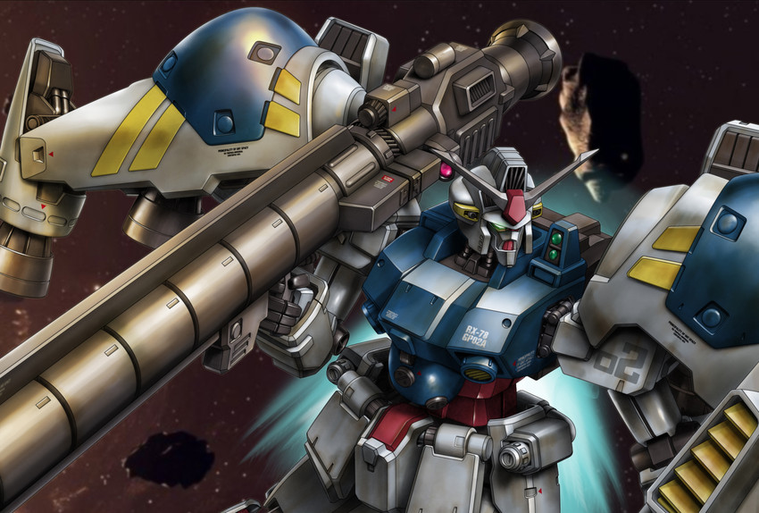 gundam gp-02 physalis (gundam and 1 more) drawn by dias_(tajima_kouki)