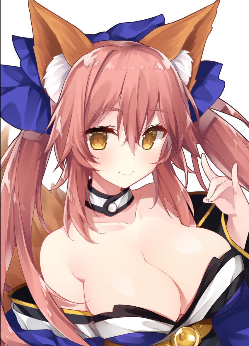 tamamo and tamamo no mae (fate and 2 more) drawn by miko_(royal_milk)