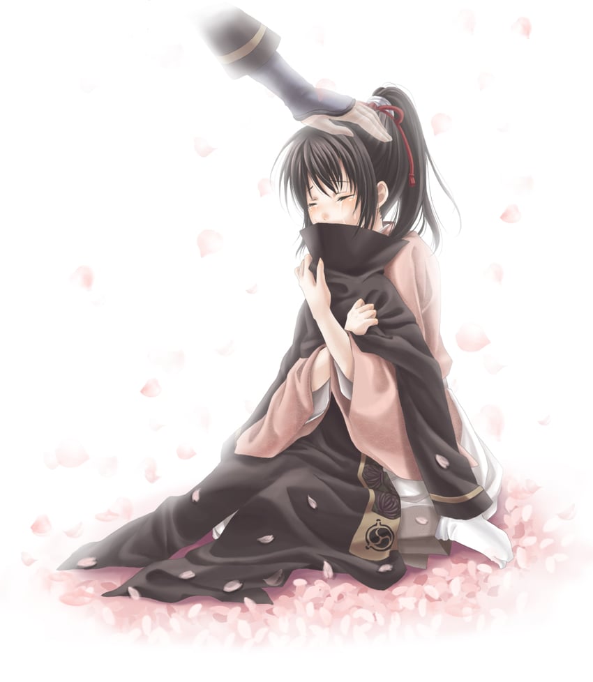 yukimura chizuru and saitou hajime (hakuouki shinsengumi kitan) drawn by jin_akhr