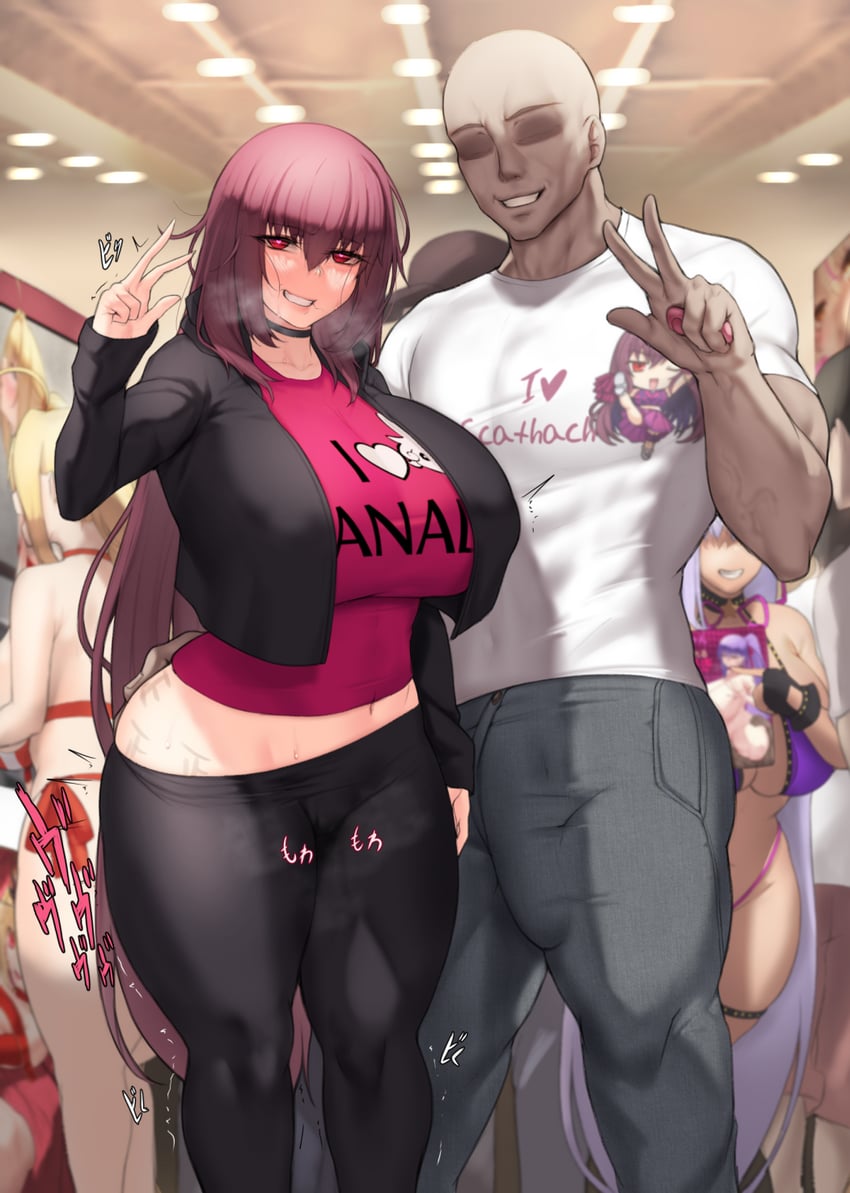 nero claudius, scathach, and bb (fate and 2 more) drawn by aster_crowley