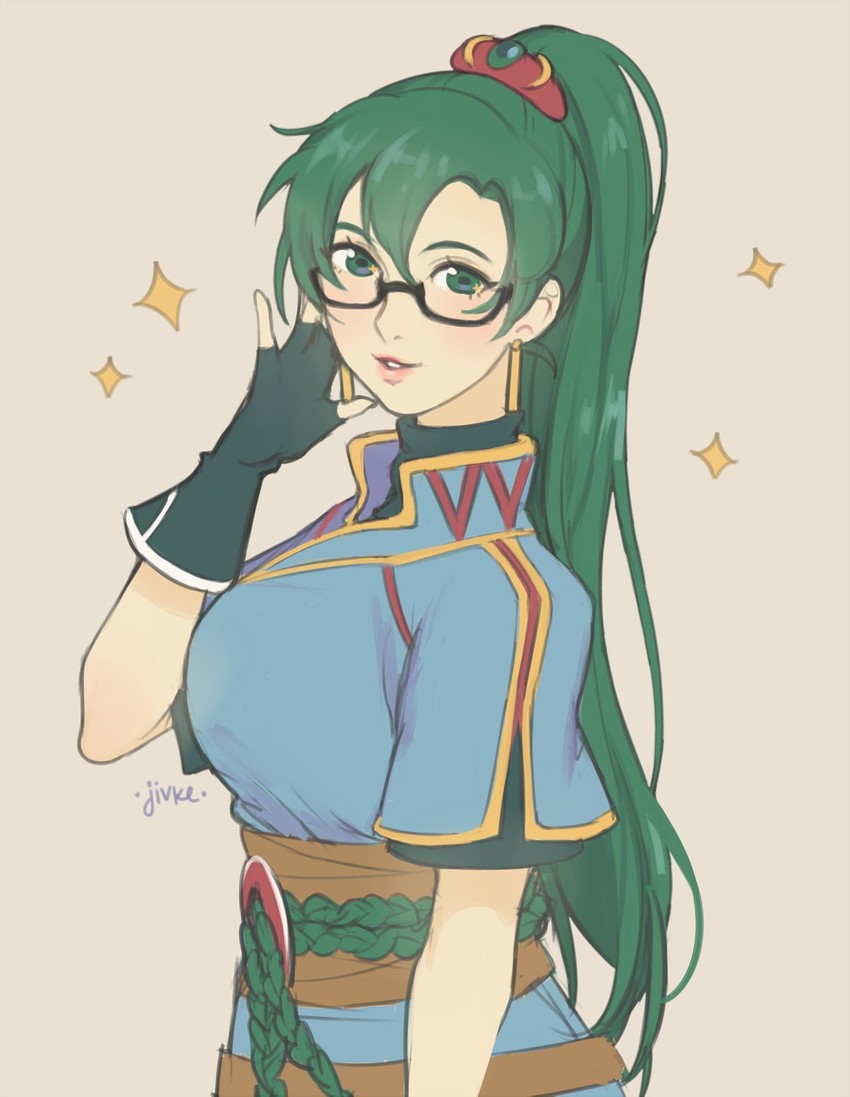 lyn (fire emblem and 1 more) drawn by jivke
