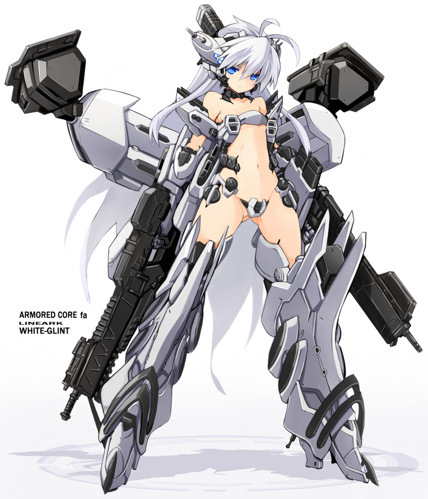 white glint (armored core) drawn by karukan_(monjya)