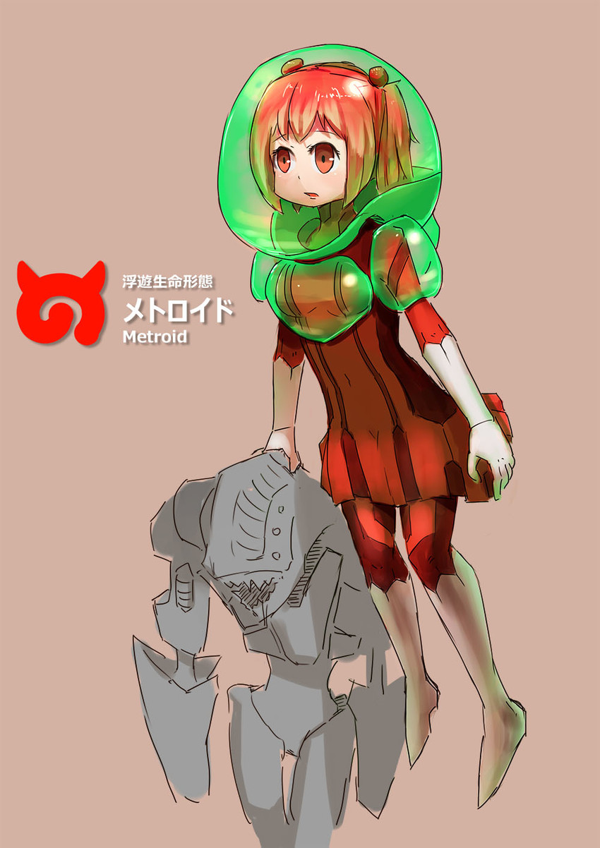 metroid and metroid larva (kemono friends and 1 more) drawn by koko_nuts_(aponm)