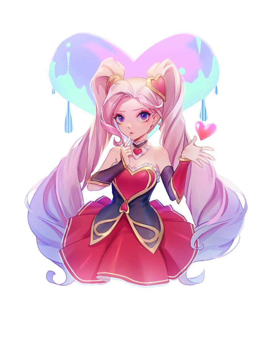 jinx and heartseeker jinx (league of legends) drawn by kezi