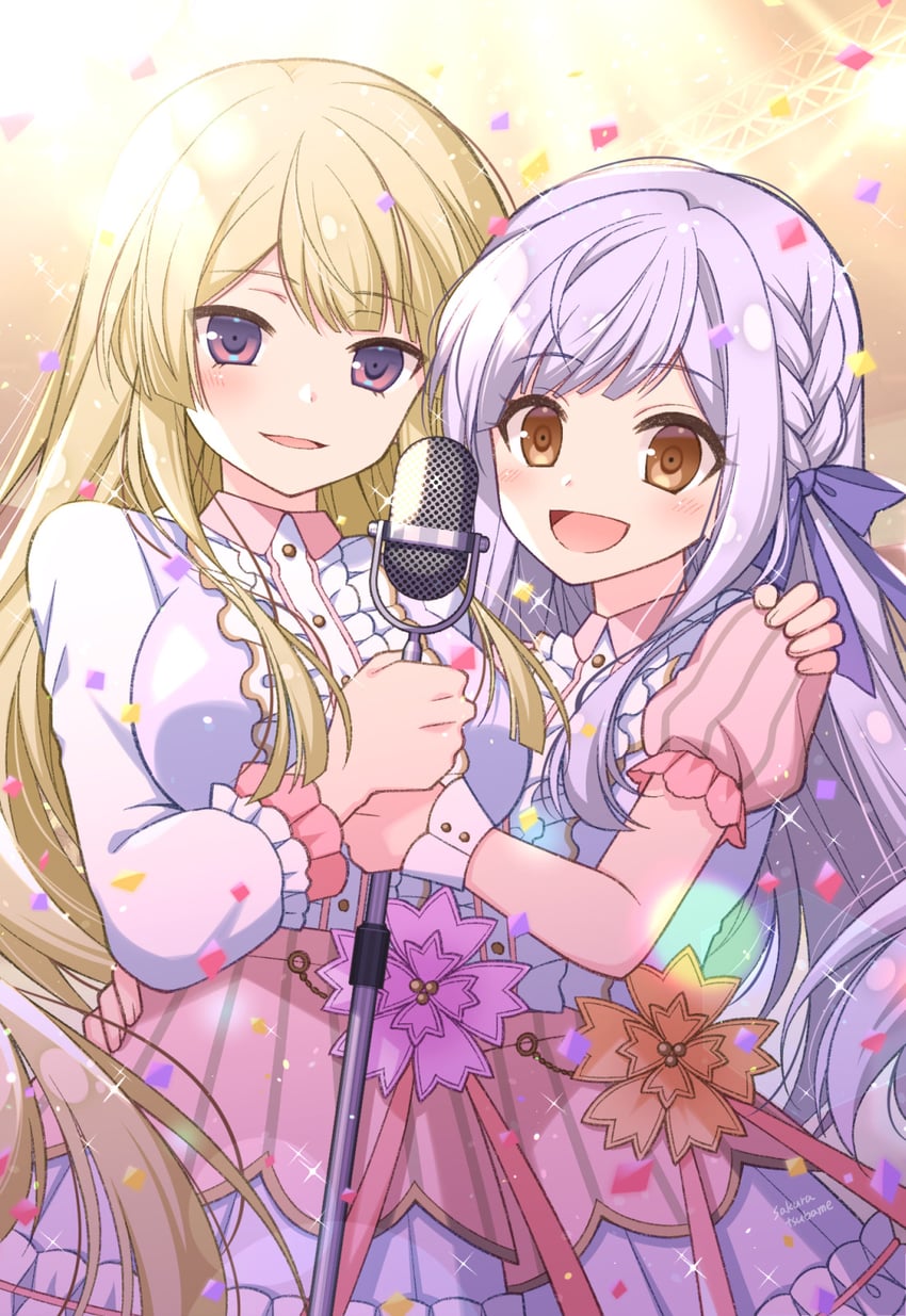 kon kanaho and miyagawa takane (assault lily) drawn by sakura_tsubame