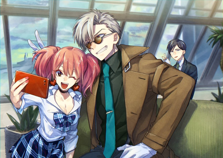 kotobuki mirai and noah minami umberbach (noah's notes) drawn by kiri_hinowa