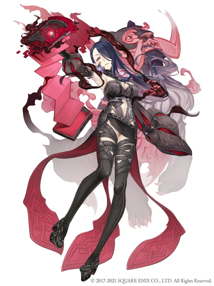 kaguya and gluttonous tiger (sinoalice and 1 more) drawn by ji_no